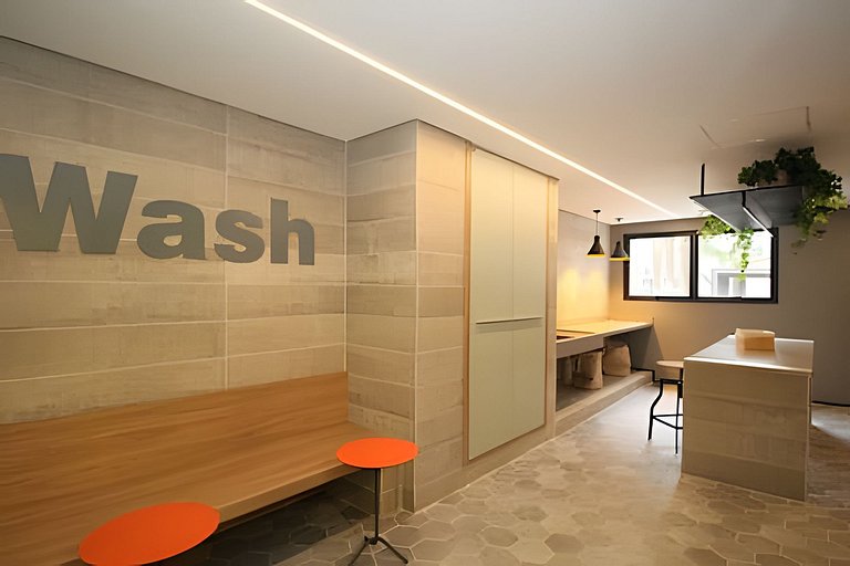 Apê cama Queen e vista top