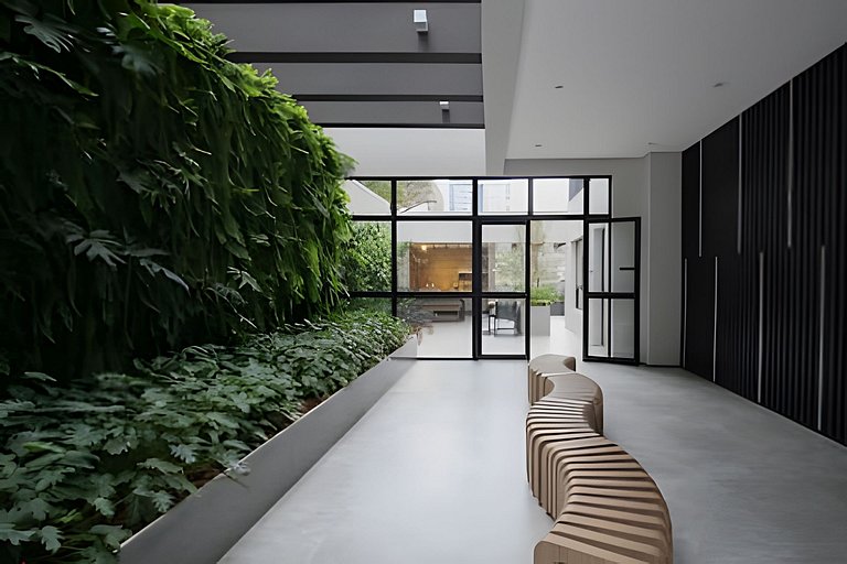 Apê cama Queen e vista top