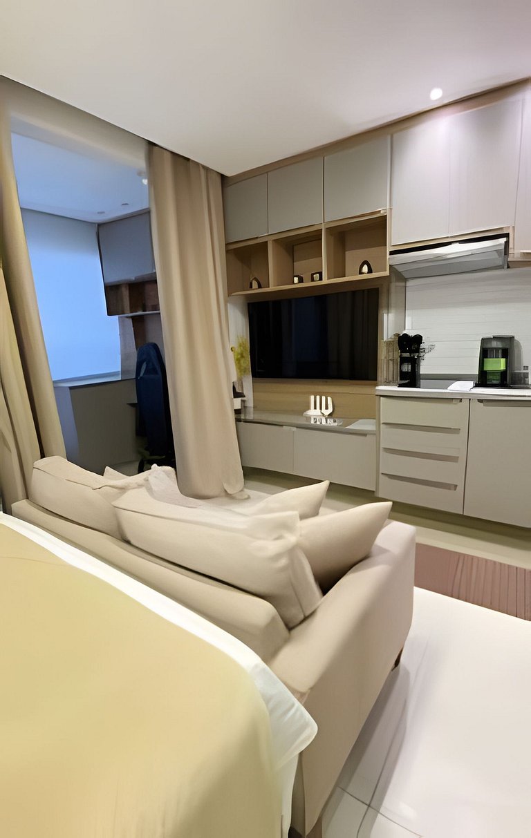 Studio Novo e Mobiliado ao lado do Metrô