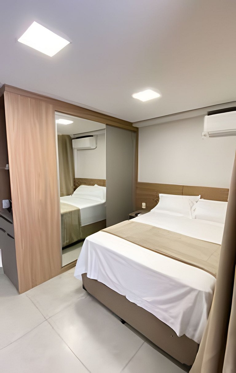 Studio Novo e Completo – 1 Min do Metrô + Vaga