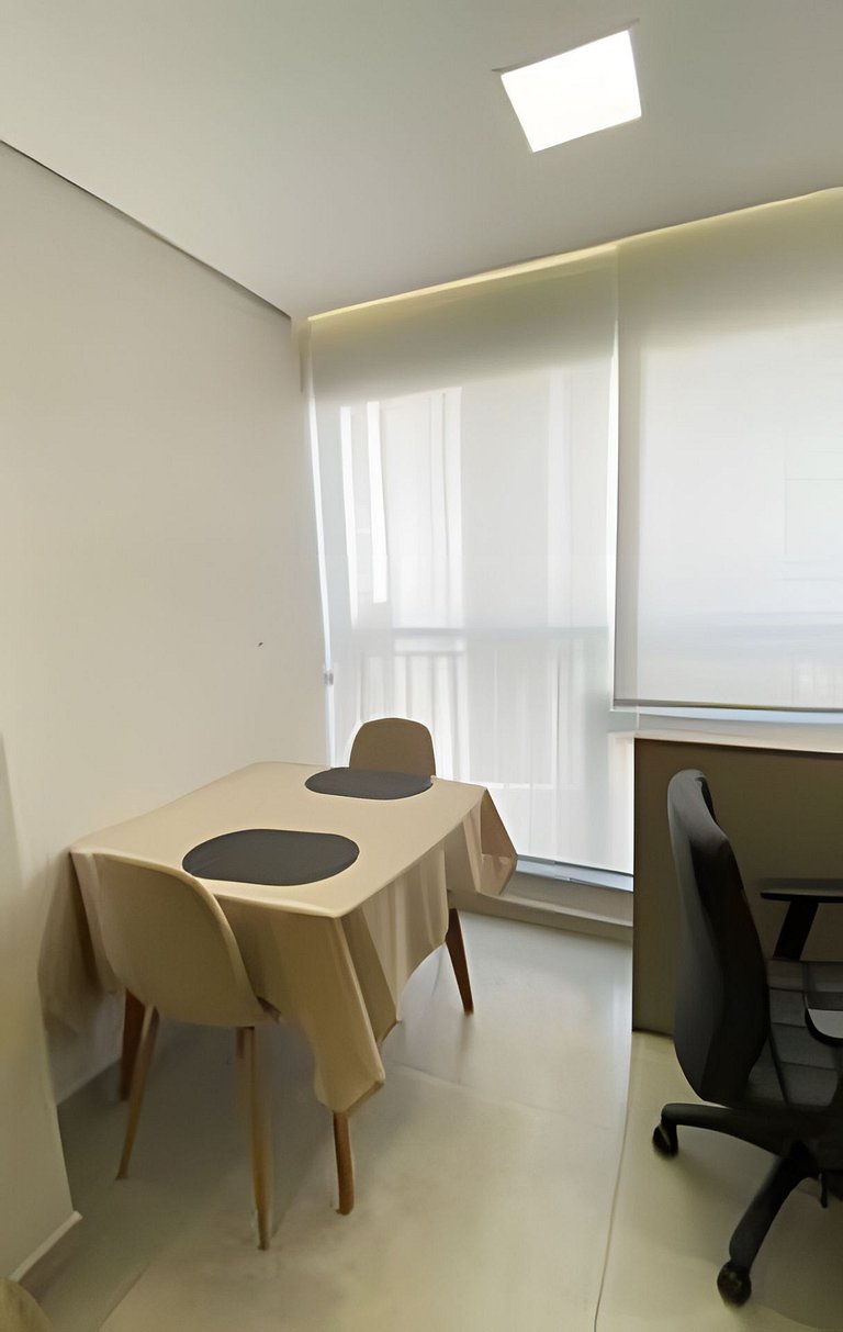 Studio Novo e Completo – 1 Min do Metrô