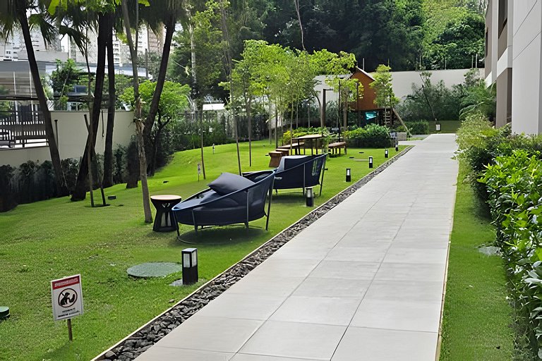 Studio Novo e Completo – 1 Min do Metrô