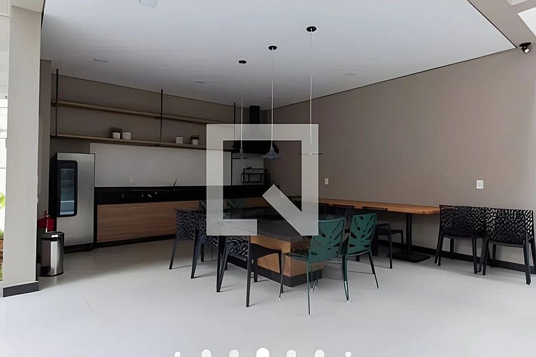 Studio Novo e Completo – 1 Min do Metrô