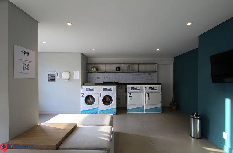 Studio Novo e Completo – 1 Min do Metrô + Vaga