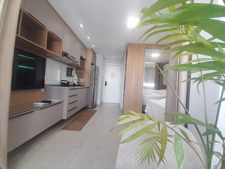 Studio Novo e Completo – 1 Min do Metrô