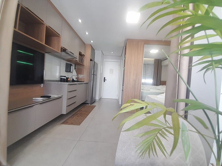 Studio Novo e Completo – 1 Min do Metrô