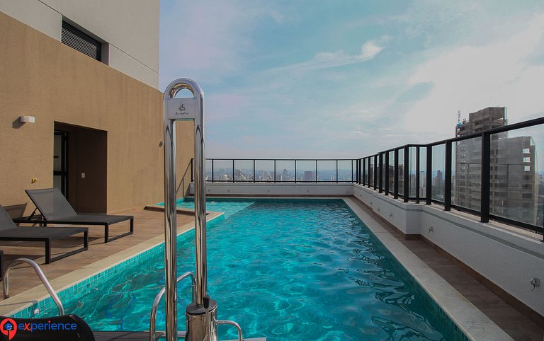 Apê cama Queen e vista top