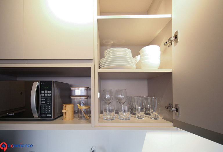 Apê cama Queen e vista top