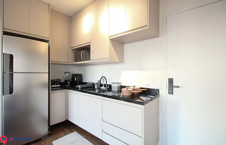 Apê cama Queen e vista top