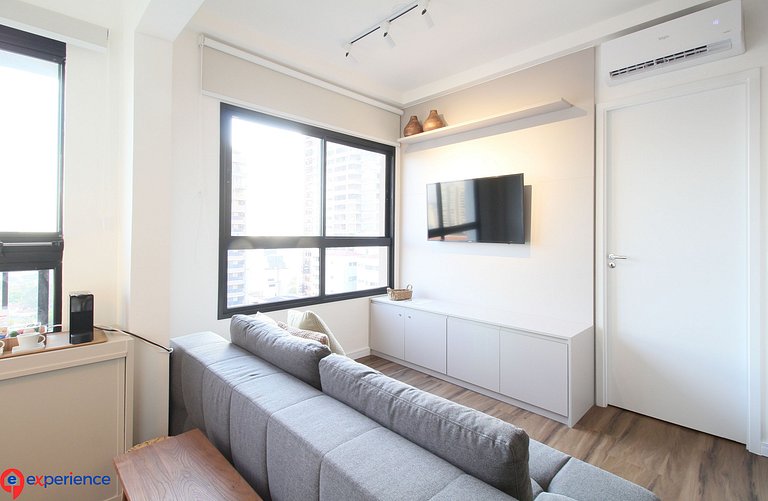 Apê cama Queen e vista top