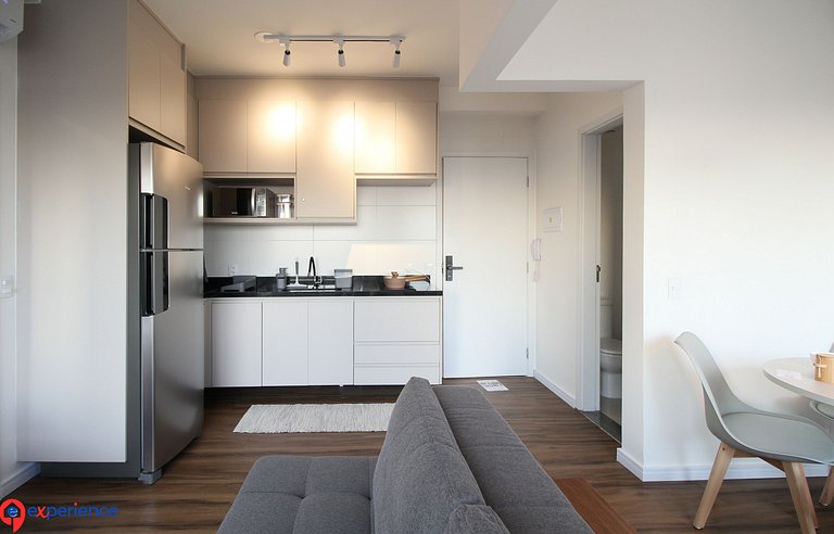 Apê cama Queen e vista top