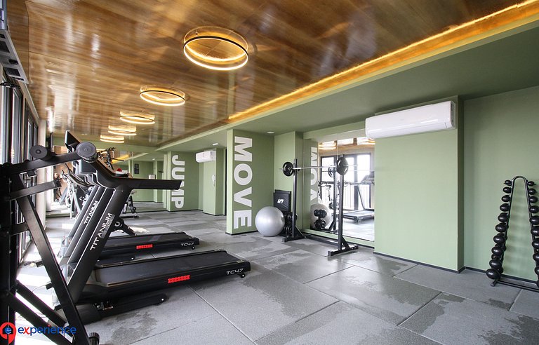 Apê cama Queen e vista top