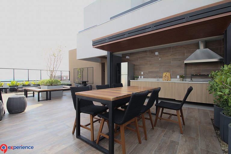 Apê cama Queen e vista top