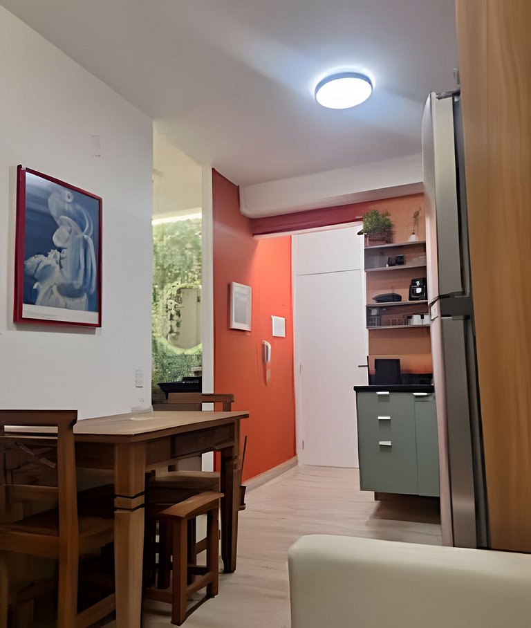 Refúgio Verde Urbano: Paz, Conforto e Metrô 2 min