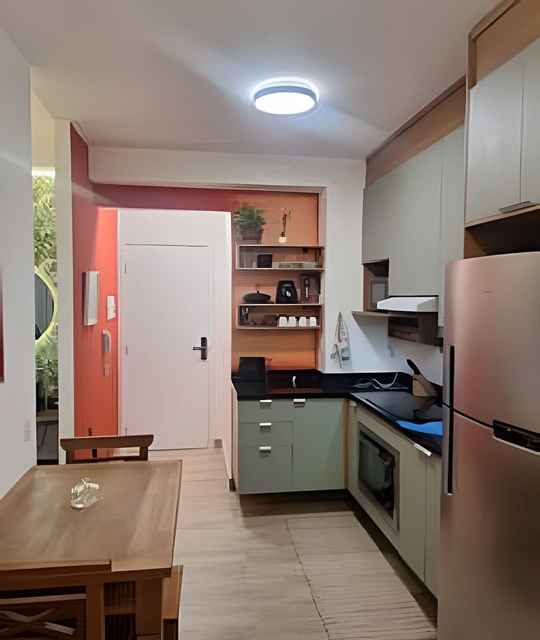 Refúgio Verde Urbano: Paz, Conforto e Metrô 2 min