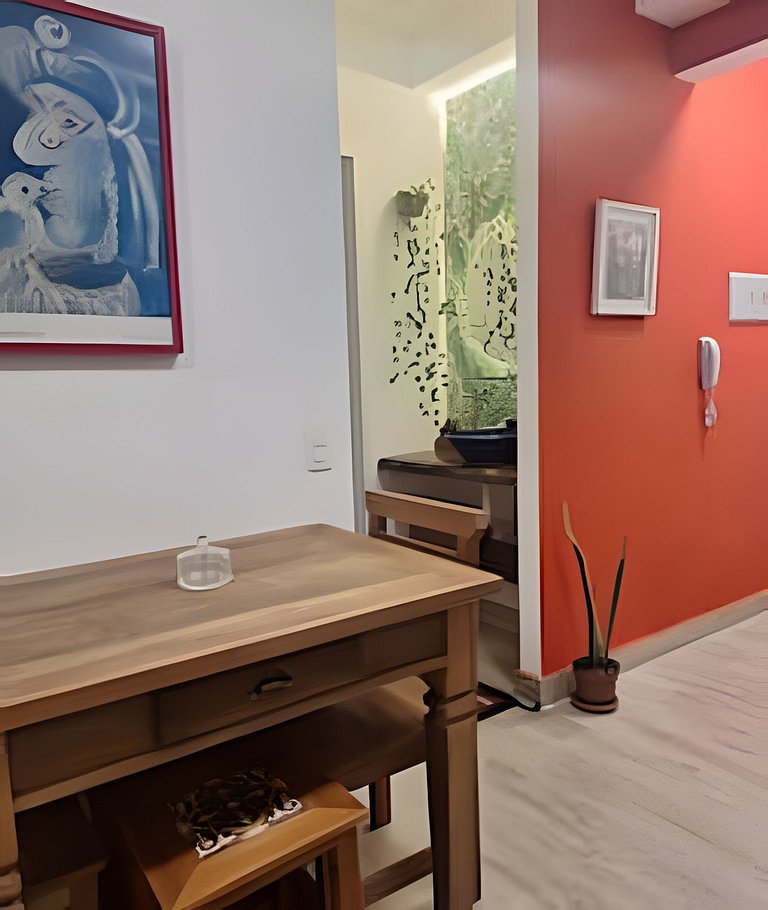 Refúgio Verde Urbano: Paz, Conforto e Metrô 2 min