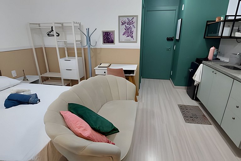 Studio Vintage a 300m do metrô