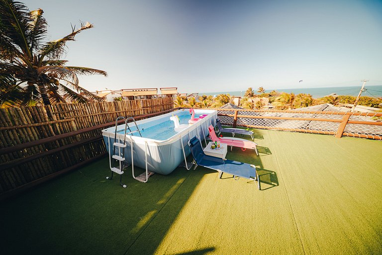 Paraíso na Taíba – Casa Pé na Areia com 4 Suítes