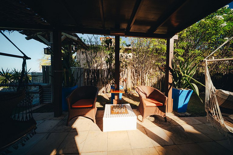 Paraíso na Taíba – Casa Pé na Areia com 4 Suítes